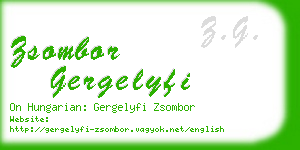 zsombor gergelyfi business card